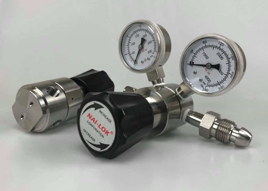 Tescom Type Pressure Gas Reducing Regulator with Stailess Steel Diaphragm