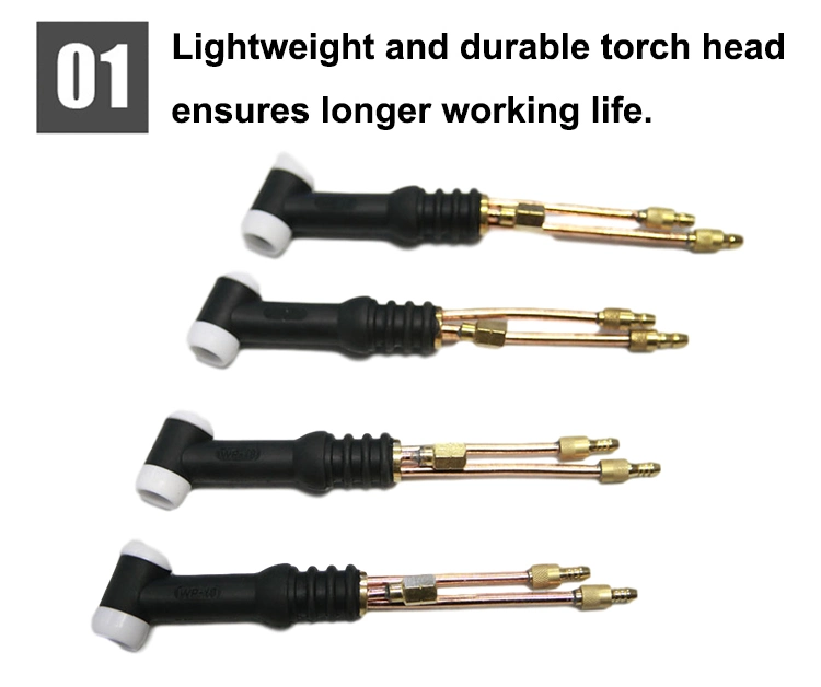 Rhk Tech CE Approved Single Double Switch 4m 8m Cable Argon Arc Manual TIG Welding Torch