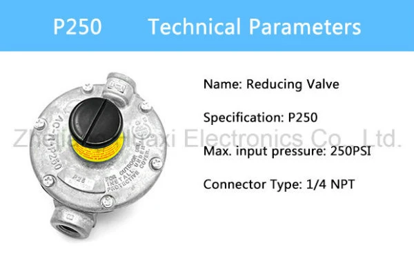 P250 Compact Low Pressure Gas Regulator