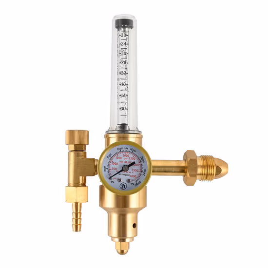 American Type Argon/ CO2 Gas Regulator with Flowmeter